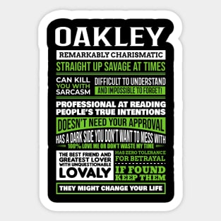 Oakley Sticker